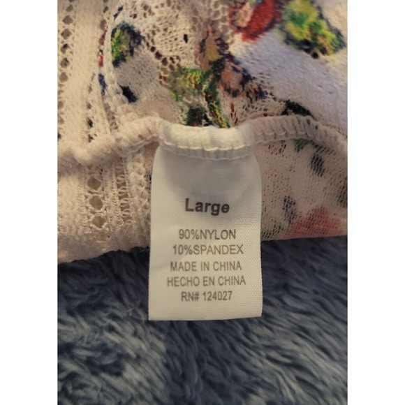 Altar'd State Floral Lace Bra - Cream and Pink - Picture 5 of 5